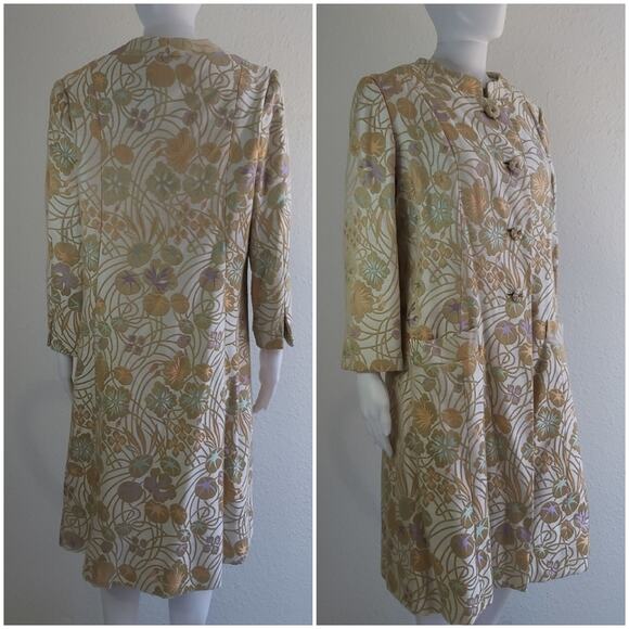 Vintage I.MAGNIN Countess Alexander Dress & Jacket Set Size Medium - Picture 6 of 11